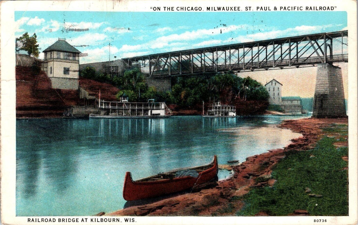 Postcard of 1877 bridge